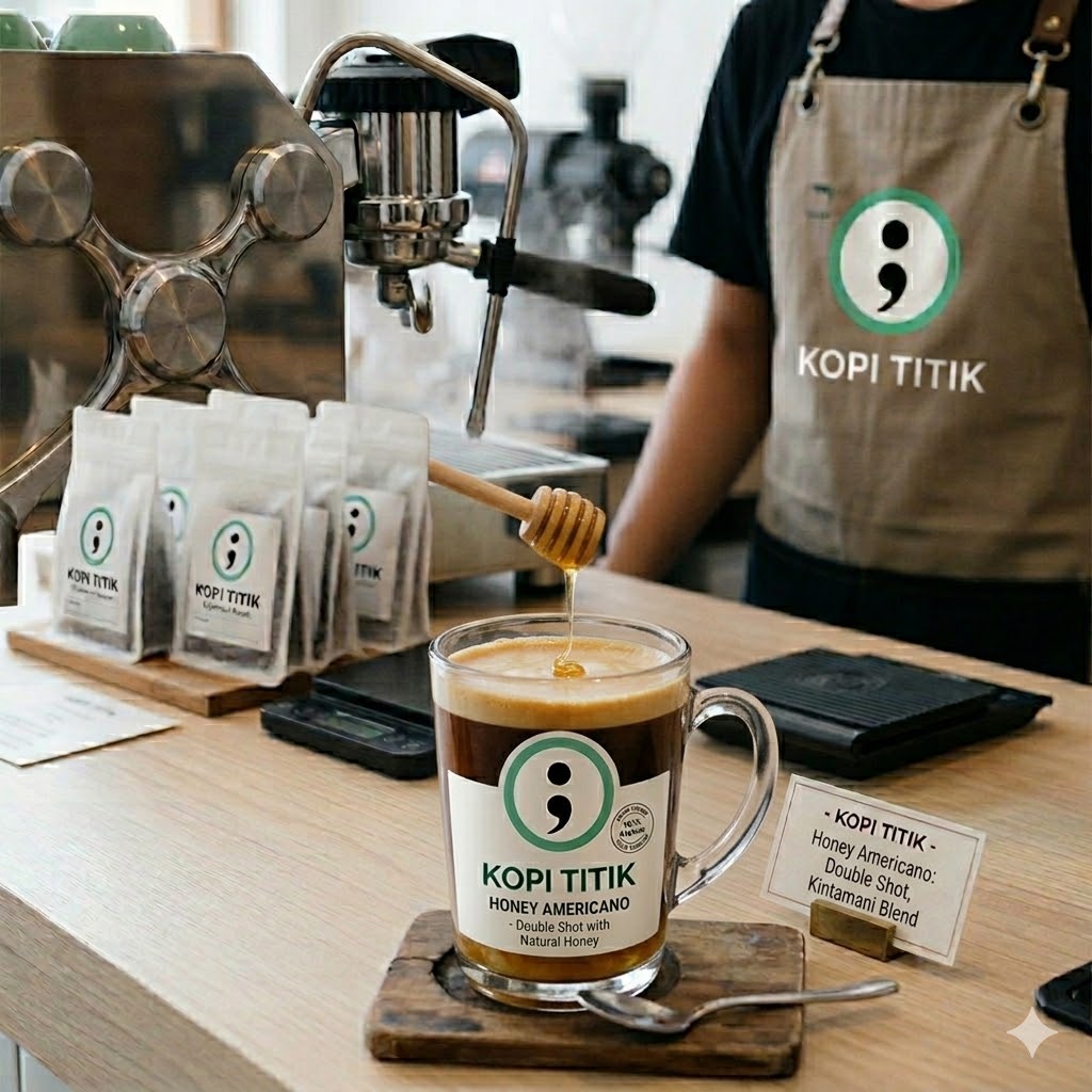 Honey Americano Titik Koma
